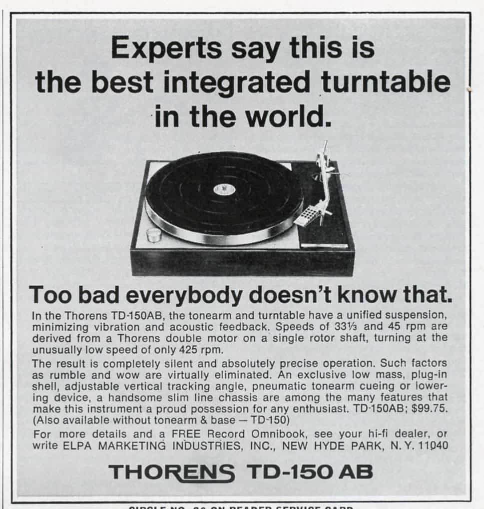 Vintage record player
